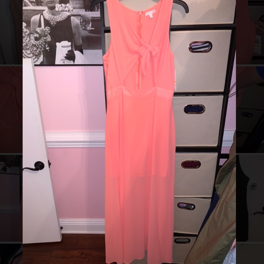 GB Maxi Dress in peach